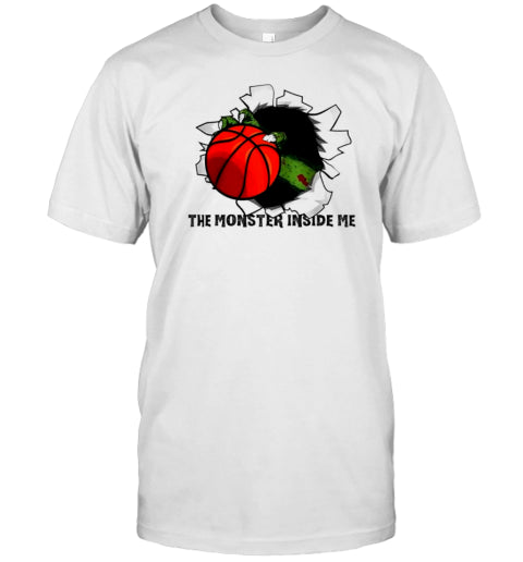 Basketball Halloween The Monster Inside Me T Shirt