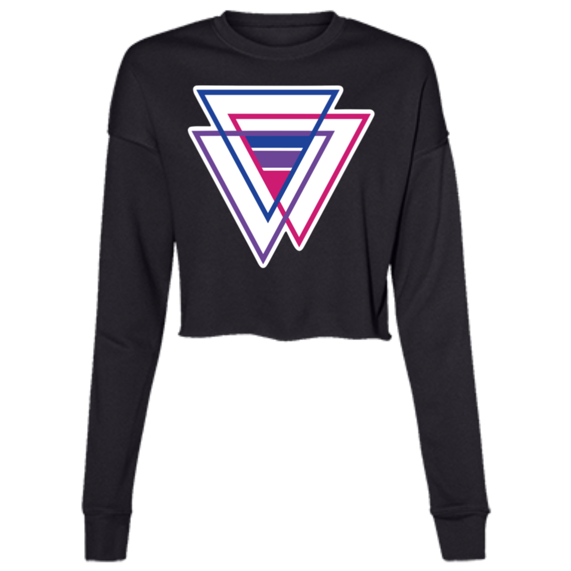 Bi Pride Triangle Bisexual Pride Bi Flag Crop Top