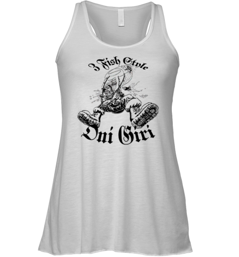3 Fish Style Oni Giri Racerback Tank