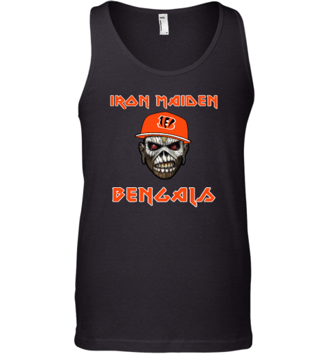 Cincinnati Bengals Iron Maiden Rock Band Music Tank Top