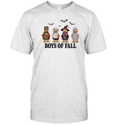 Boys Of Fall Halloween Ghost Ducks T Shirt