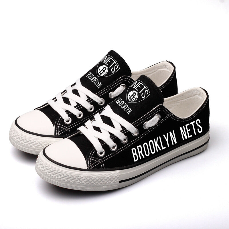Brooklyn Nets Nba Low Top Canvas Shoes Sneakers T Dab64H
