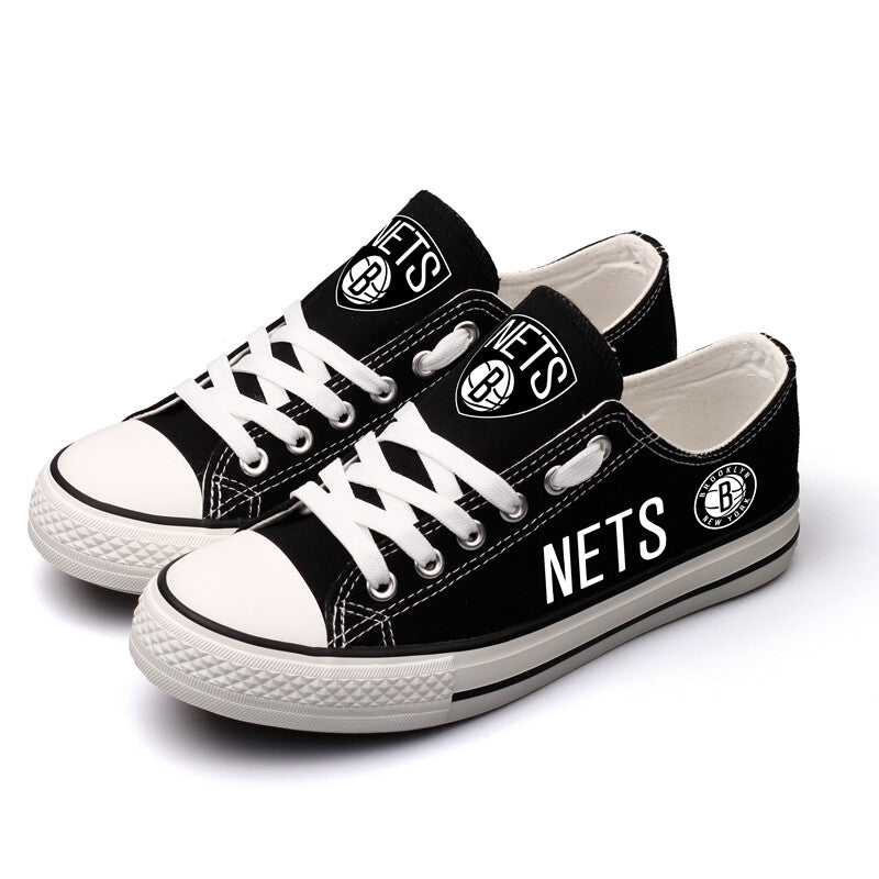 Brooklyn Nets Nba Low Top Canvas Shoes Sneakers T Dj03H