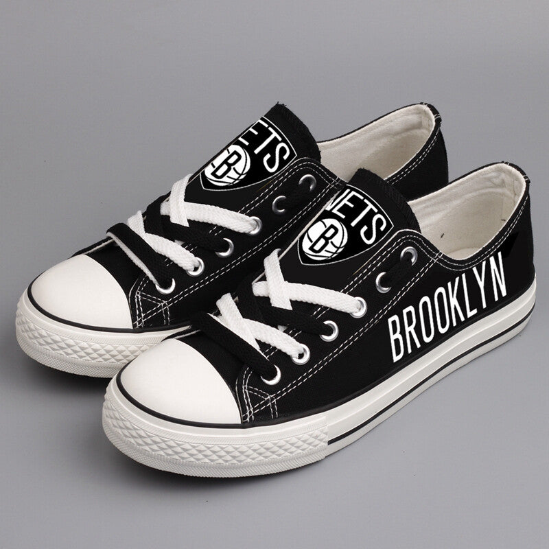 Brooklyn Nets Nba Low Top Canvas Shoes Sneakers T Dj206H
