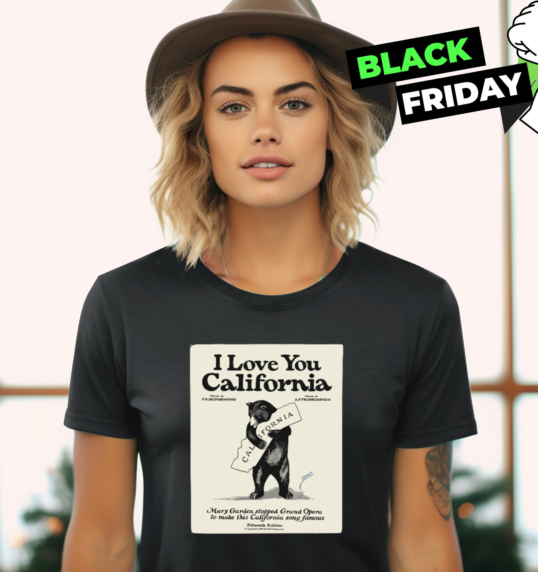 California I Love You Womens T Shirt
