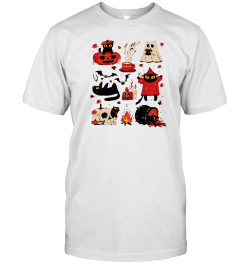 Cats And Tricks Halloween T Shirt