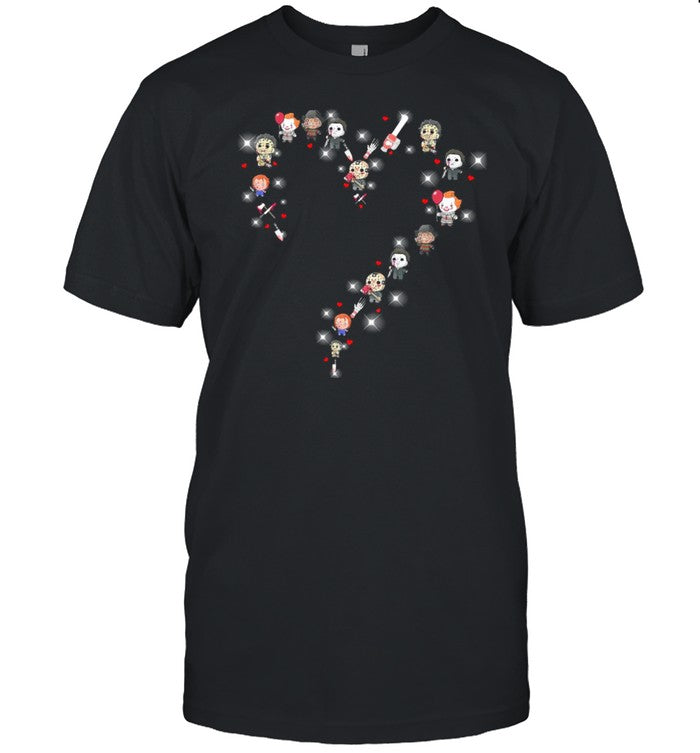 Charater chibi love halloween shirt