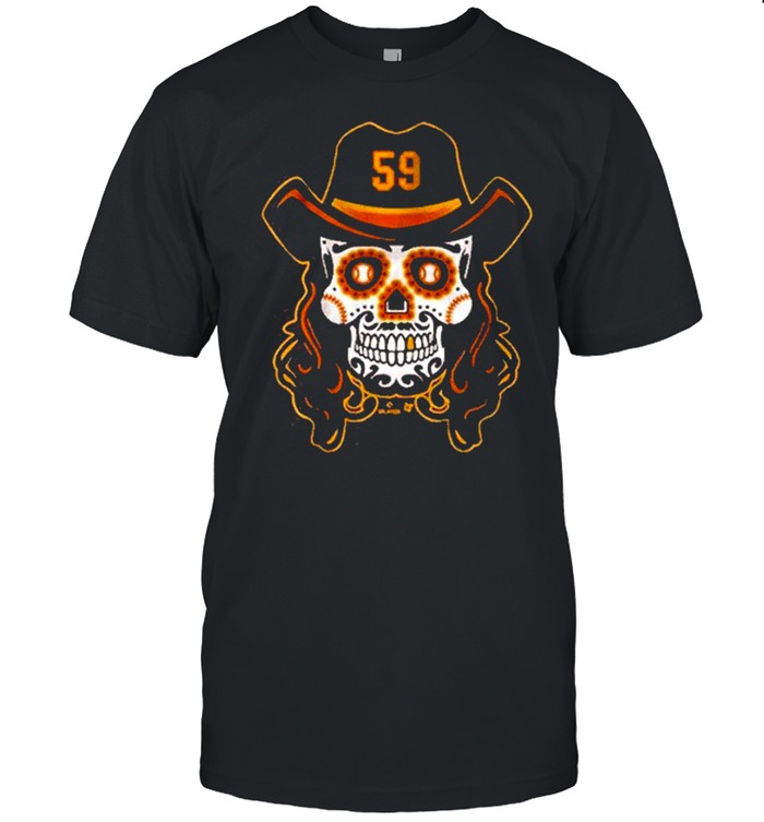 Chris Paddack sugar skull shirt