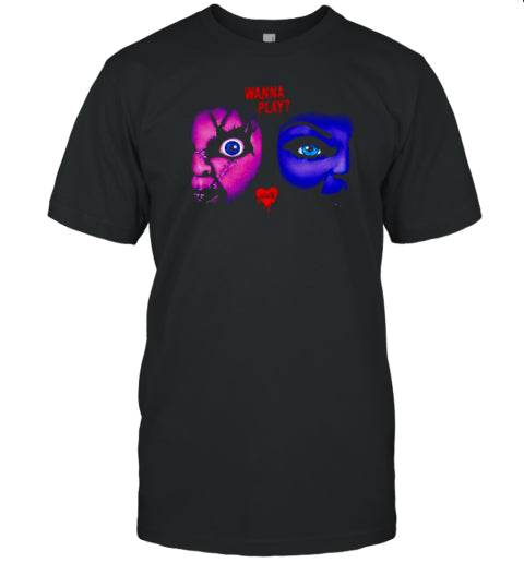 Chucky And Tiffany Wanna Play Halloween T Shirt