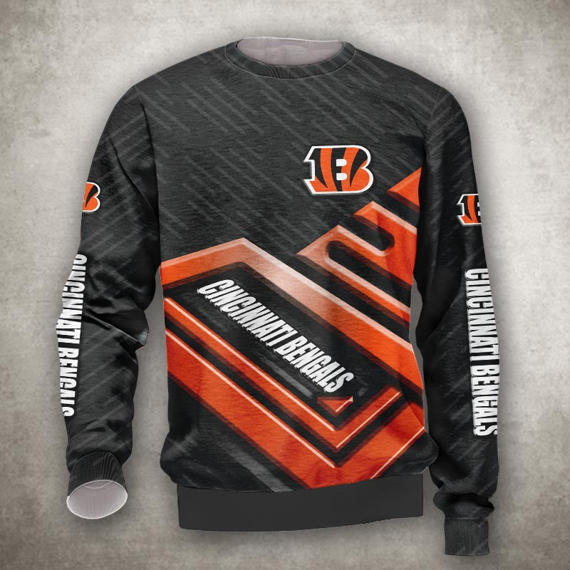 Cincinnati Bengals Sweatshirt Nfl Printed