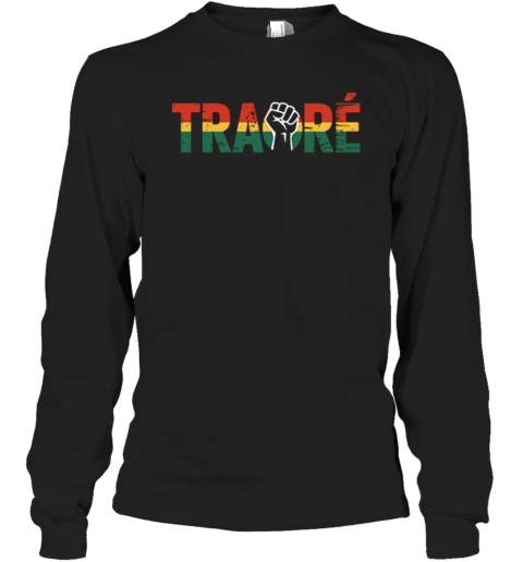 Burkina Faso Ibrahim Traore Long Sleeve T Shirt