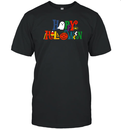 Colorful Happy Halloween T Shirt