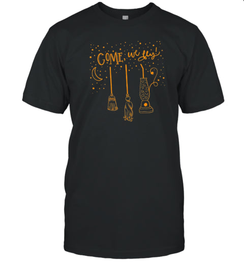Come We Fly Halloween Teacher T Shirt