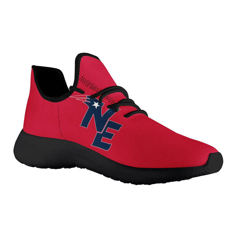Custom Running Shoes New England Patriots Nfl Fans Sneakers Wzx0041Z60Wzx0041Z61