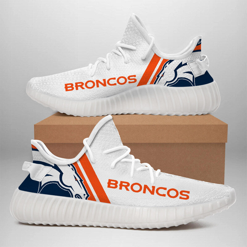 Customize Denver Broncos New Sneakers White Pta016