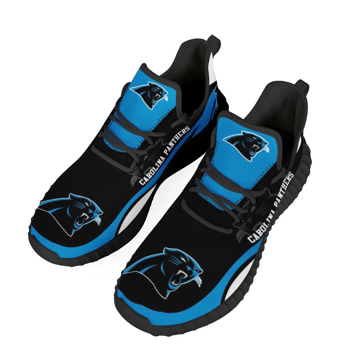 Customize Nfl Team Carolina Panthers Sneakers Unisex Shoes Fx N141 Z66