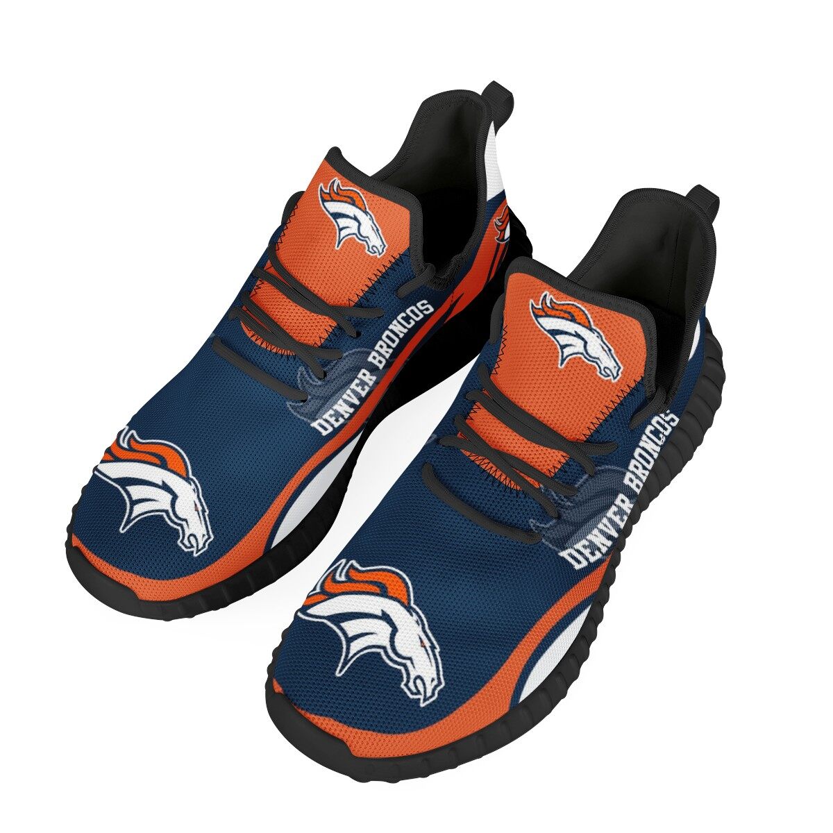 Customize Nfl Team Denver Broncos Sneakers Unisex Shoes Fx N157 Z66