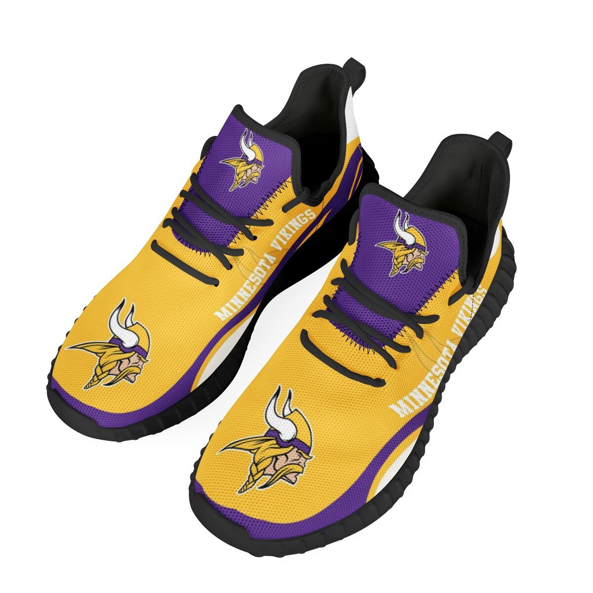Customize Nfl Team Minnesota Vikings Sneakers Unisex Shoes Fx N159 Z66