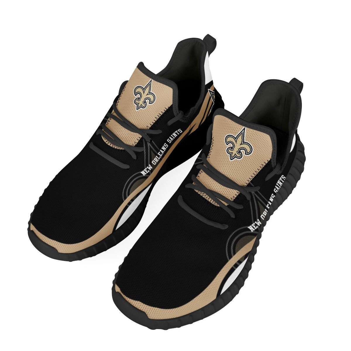 Customize Nfl Team New Orleans Saints Fans Sneakers Unisex Yeezy Shoes Fx N158 Z66
