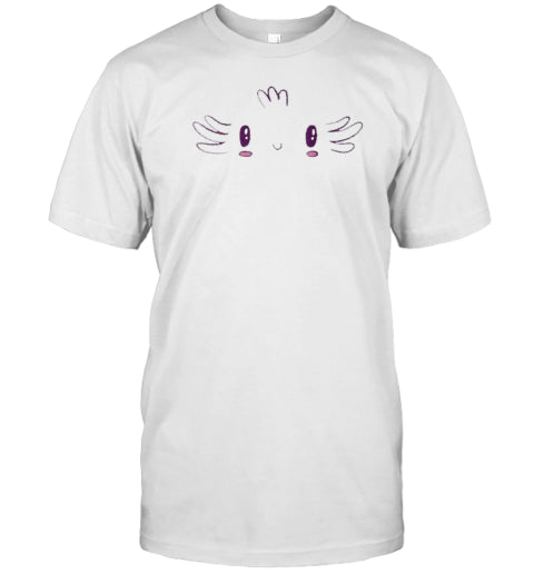 Cute Axolotl Face Kawaii Halloween Costume T Shirt