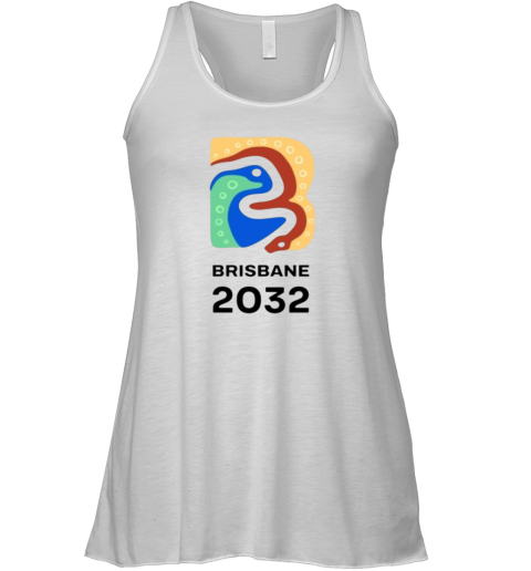Brown Snake Bin Chicken Olympic Logo 2032 Racerback Tank