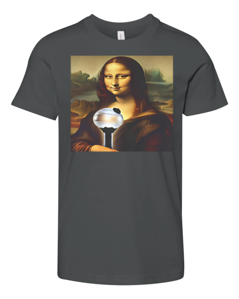 Bts J Hope Mona Lisa Holding Army Bomb Premium Youth T Shirt