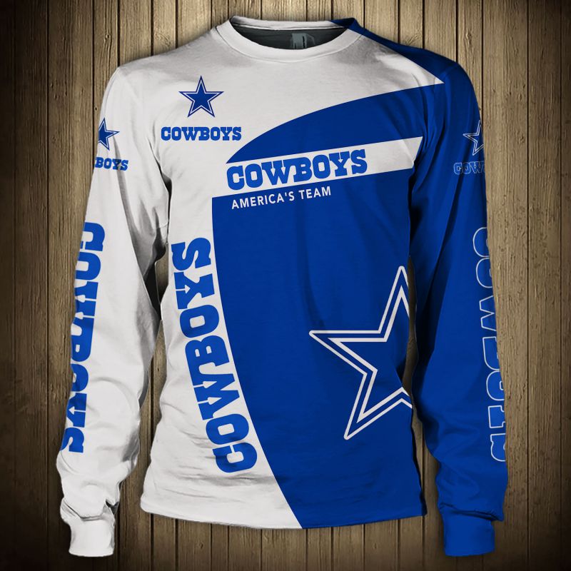 Dallas Cowboys Sweatshirt Cheap 3D Pullover Long Sleeve