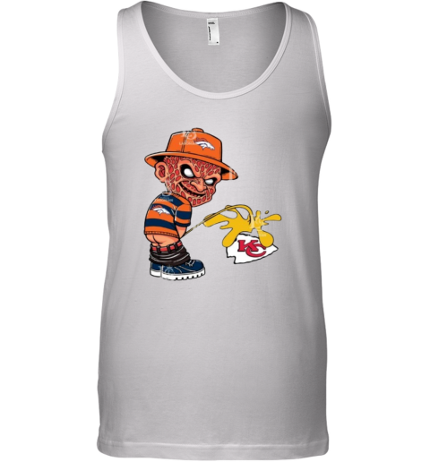 Denver Broncos Freddy Krueger Piss On Kansas City Chiefs Tank Top