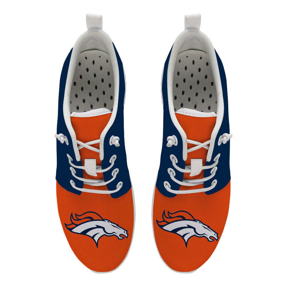 Denver Broncos Custom Sneakers Nfl Fans Flats Wading Shoes Mew010