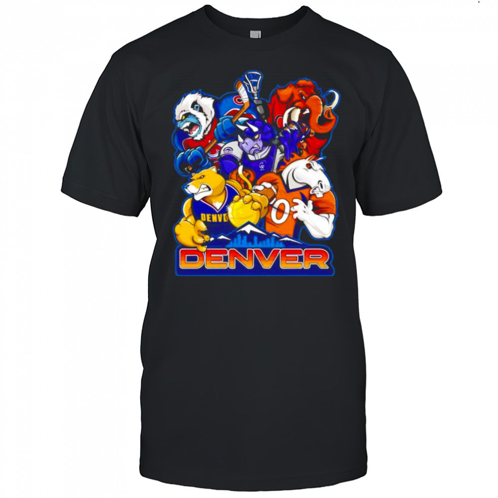 Denver sports mascots shirt