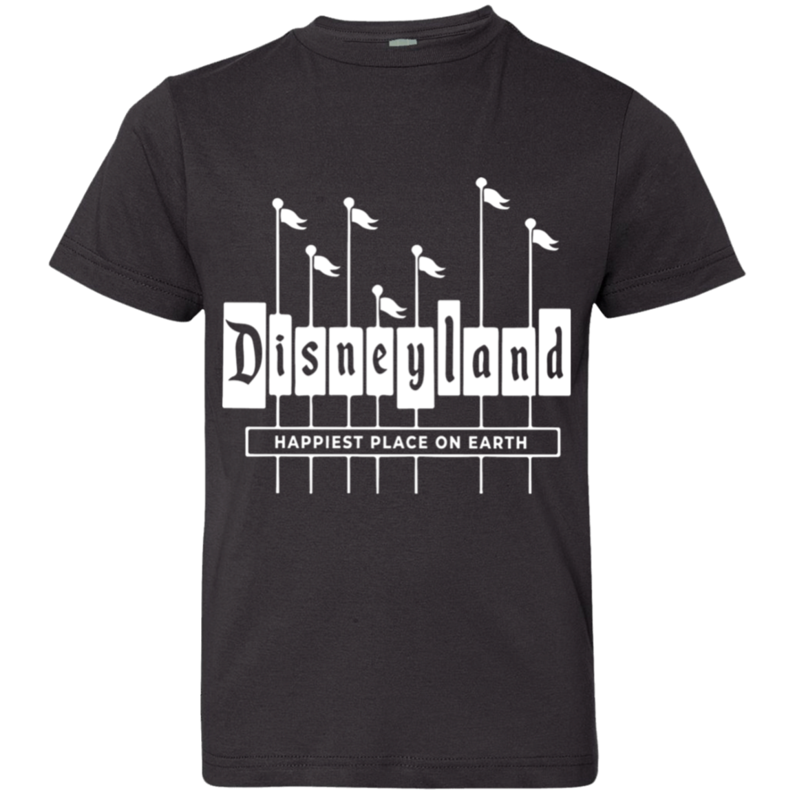 Disneyland Home Flag Happiest Place On Earth Disney T Shirt