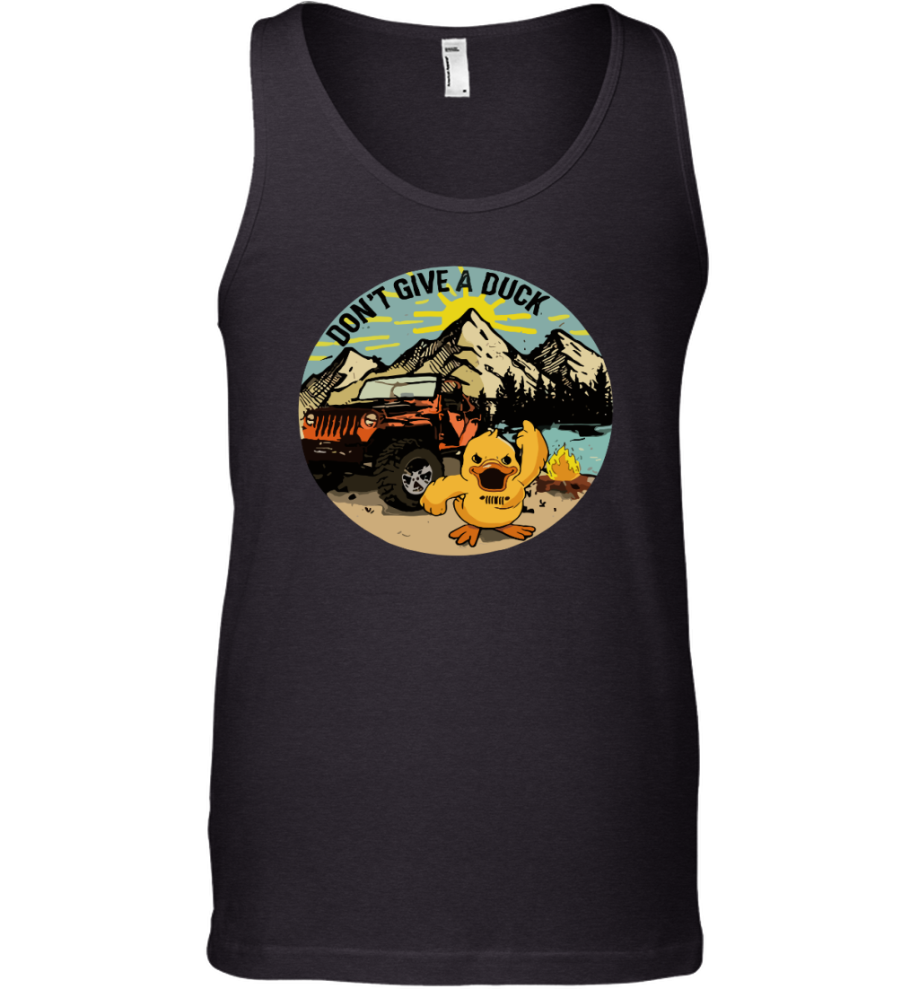 Dont Give A Duck Jeep Duck Unisex Tank Top