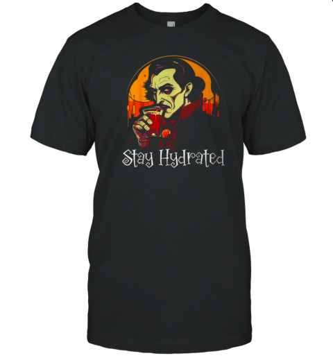 Dracula Halloween Scary Trick Or Treat Spooky Vampire T Shirt