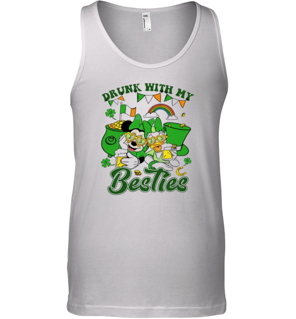 Drunk With My Besties Patricks Day Tank Top