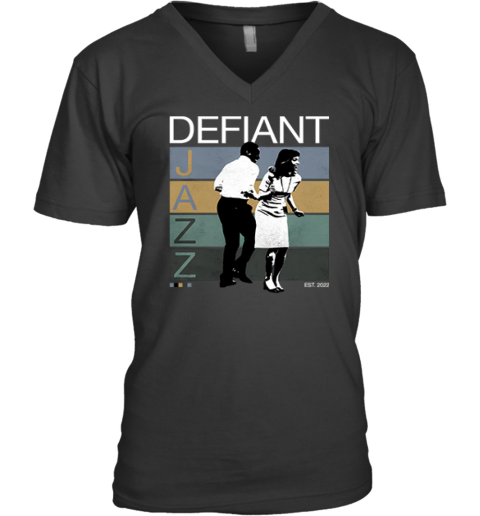 Defiant Jazz Severance V Neck T Shirt
