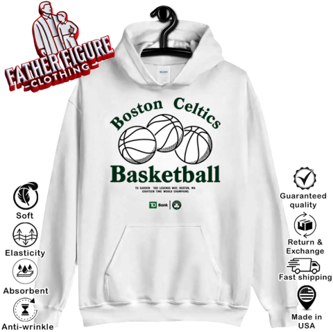 Boston Celtics Basketball Eighteen Time World Champions Hoodie