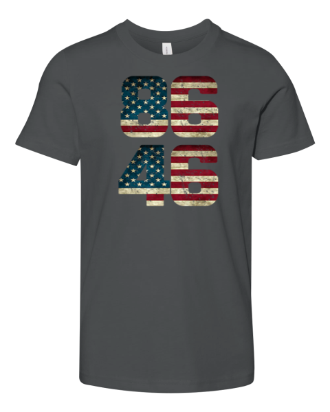 8646 American Flag Anti Joe Biden Premium Youth T Shirt