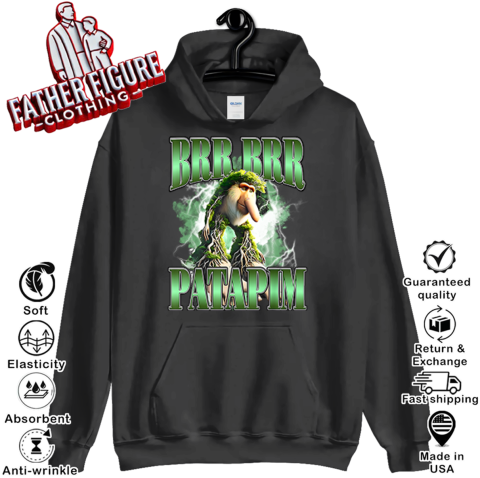 Brr Brr Patapim Italian Brainrot Meme Hoodie