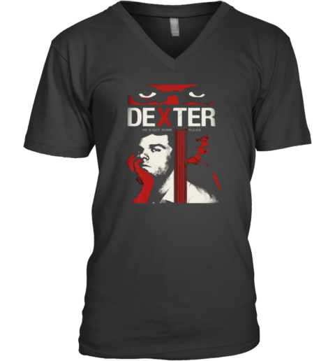 Dexter Code Of The Killer V Neck T Shirt