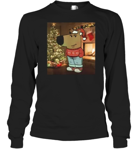 Chill Guy Meme Christmas Costume Long Sleeve T Shirt