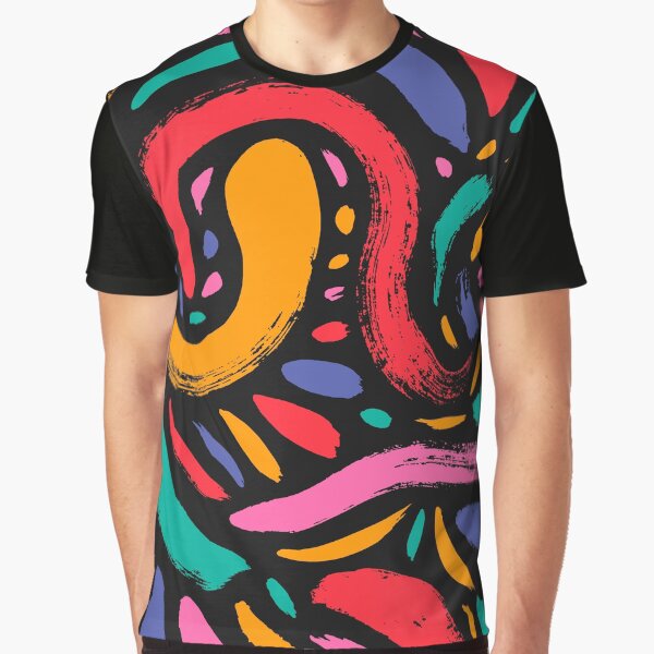 seamless colorful line pattern classic design Graphic T-Shirt for Sale by anandsiva2703