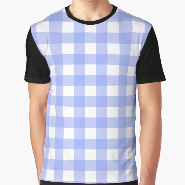 blue plaid pattern design classic sticker Graphic T-Shirt for Sale by anandsiva2703