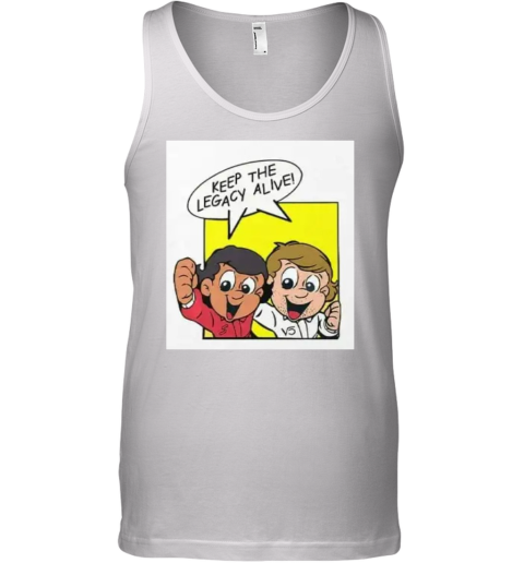 Ayrton Senna Keep The Legacy Alive Senninha Tank Top