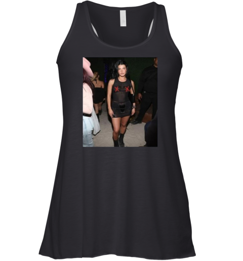 Charli D039Amelio Black Mesh Racerback Tank