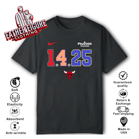Chicago Bulls 1 4 25 Warmups T Shirt