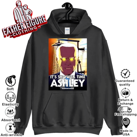 Dark Brandon Joe Biden It039S Shower Time Ashley Graphic Hoodie