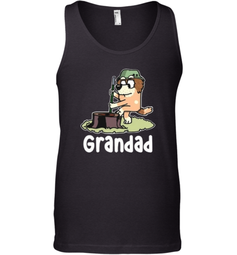 Bluey Soldier Grandad Tank Top