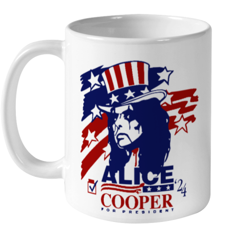 Alice Cooper For President 2024 Ceramic Mug 11Oz