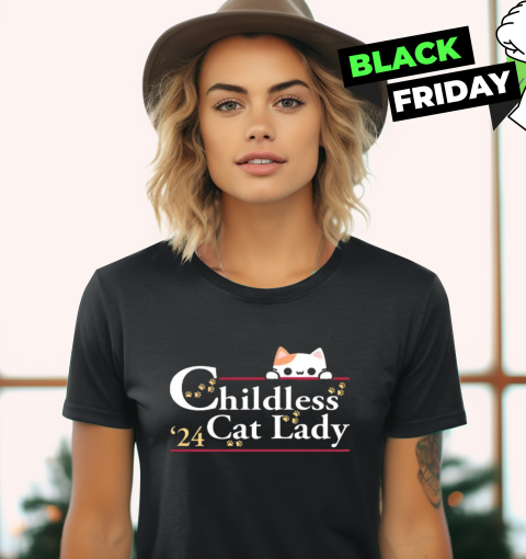 Childless Cat Lady For Kamala Harris 2024 Women039S T Shirt