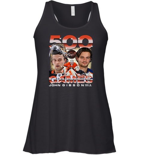 Anaheim Ducks John Gibson 500 Games Racerback Tank